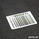 Individualisierbare 20mm DGUV-V3 Prüfplakette Kabeletikett etikett Kabel Barcode code128 selbst laminierend outdoor rough OneDN