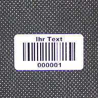Individualisierbar DGUV-V3 etikett Barcode code128